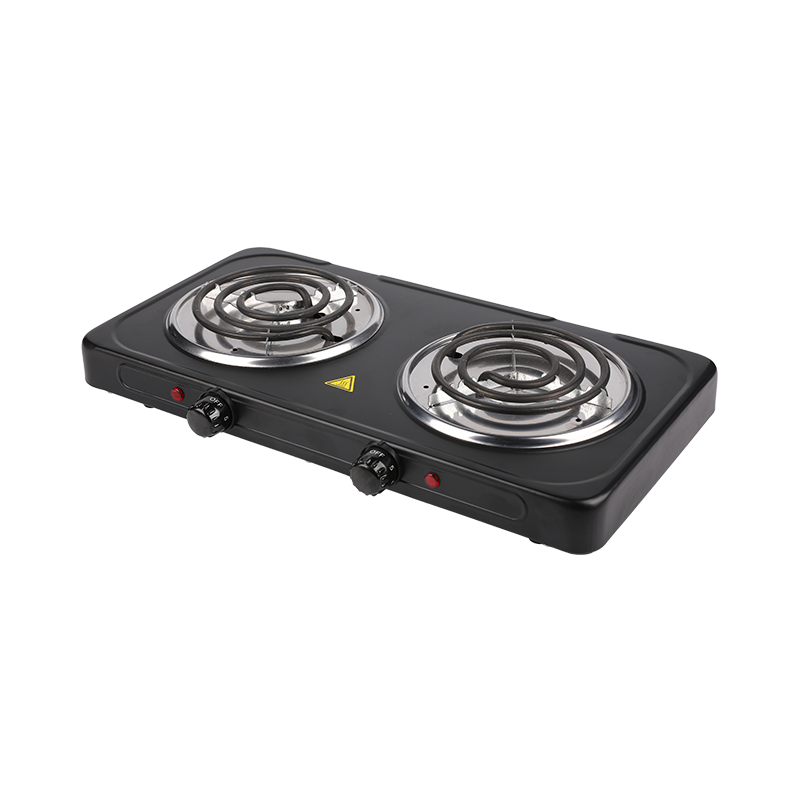 Safe and reliable household double hot plate