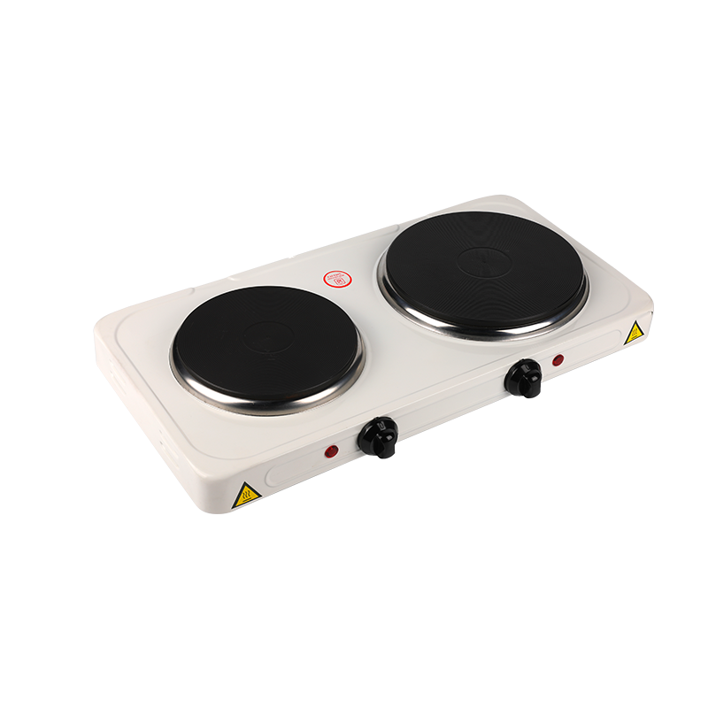 Portable lightweight household double hot plate